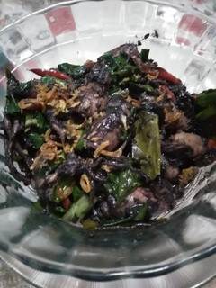 Foto resep Cumi hitam masak pedas gurih