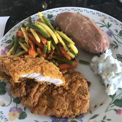 A picture of Breaded boneless pork chop.