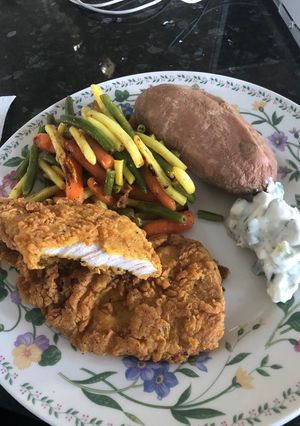 A picture of Breaded boneless pork chop.