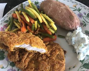 Fresh, Prepare Recipe Breaded boneless pork chop Very Delicious