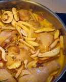Pollo con setas