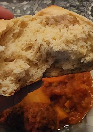 Una foto de Pan de garbanzos de lata 🥫