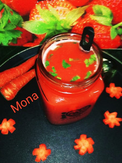 गाजर का जूस(Gajar ka juice recipe in Hindi) रेसिपी मुख्य फोटो