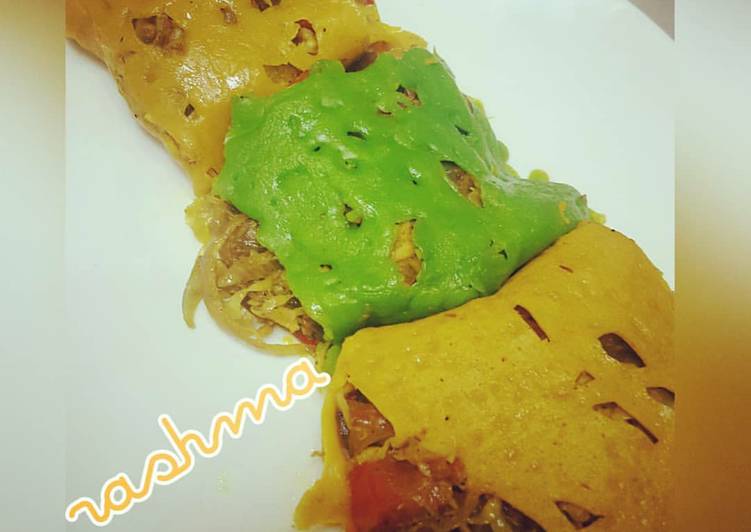 Step-by-Step Guide to Prepare Awsome Stuffed Crepe net | This is Recipe So Trending You Must Try Now !!