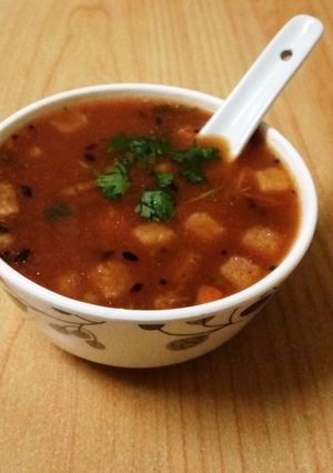 A picture of Tomato soup.