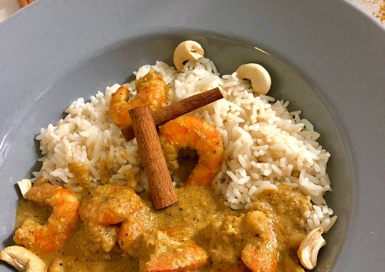 Crevettes korma