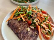 A picture of spicy asian carrot salad
