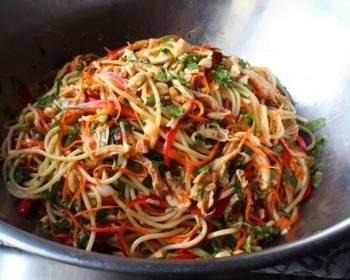 Ultimate Cooking Recipe Asian chicken noodle salad Yummy