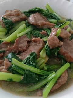 Foto resep Cah sawi + daging