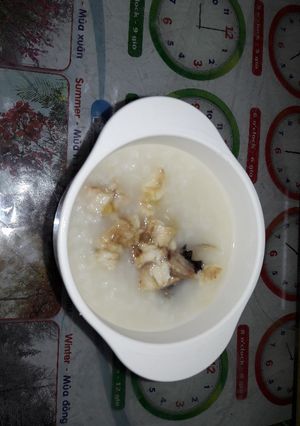Hình của món Cháo trắng, cá basa.
