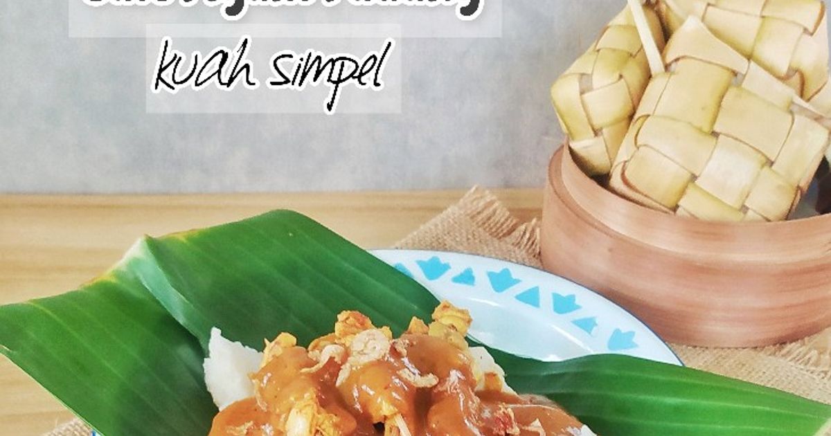 Sate Ayam Padang Kuah Simpel