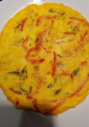 Una foto de Tortilla de pimientos