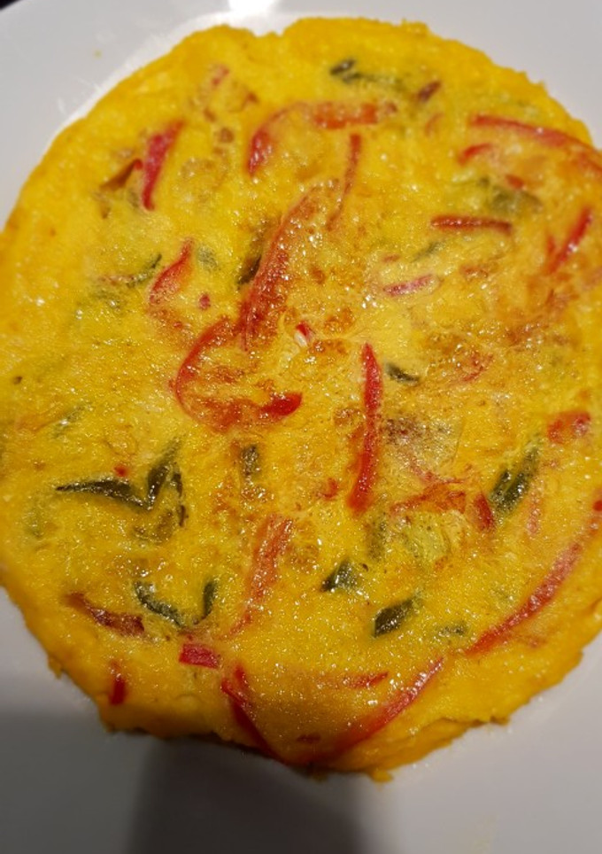 Una foto de Tortilla de pimientos