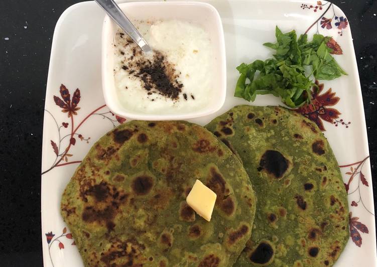 Recipe: Perfect Spinach Paratha