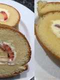 Gluten free & Lactose free Swiss Roll แยมโรลสำหรับเพื่อนๆ ที่แพ้แป้งสาลี และนมใน Air fryer