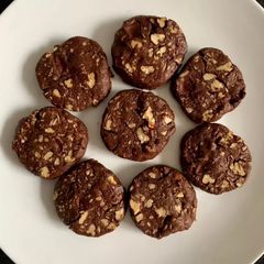 A picture of German Chocolate Cookies.