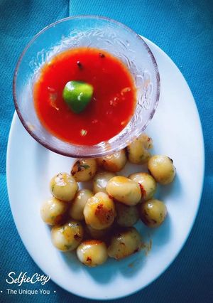 Foto resep Cilok aci bakar lemu with souce home made