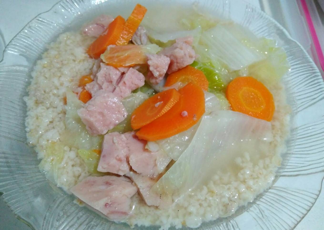 Oatmeal Sayur dan Wortel