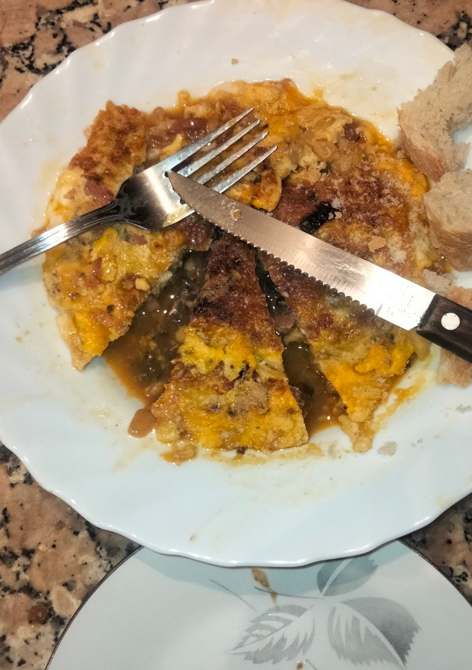 Una foto de Tortilla francesa rellena