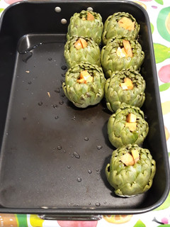 Una foto de Alcachofas rellenas de boniatos