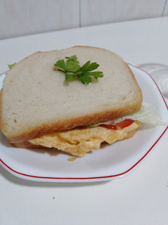 Una foto de Sándwich de Tortilla
