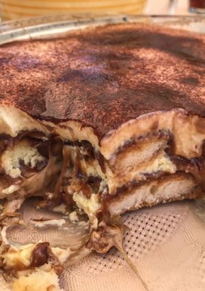 Nutellás tiramisu recept fotója
