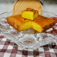 A picture of Egg less vanilla Cake in blender.