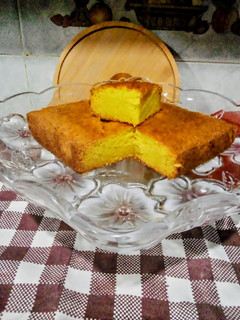 A picture of Egg less vanilla Cake in blender.