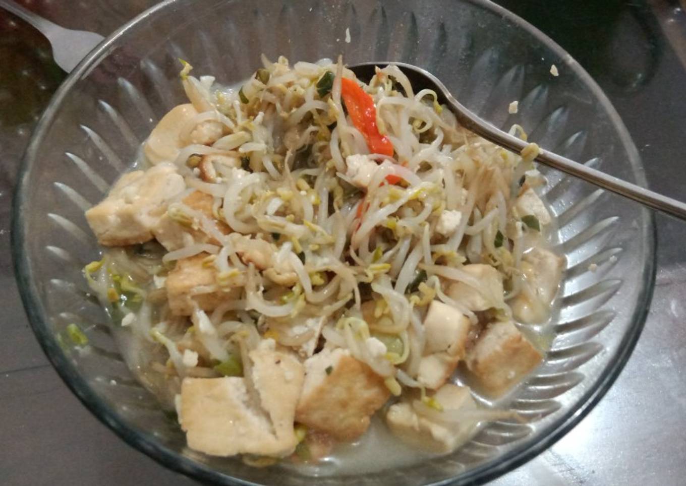 Tumis Toge Tahu