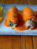 Rollitos de ternera con Gruyère