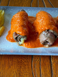Una foto de Rollitos de ternera con Gruyère