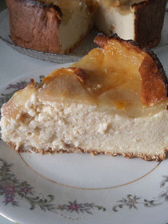 Una foto de Tarta de pera con yogurt