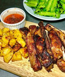 thịt xá xíu nướng