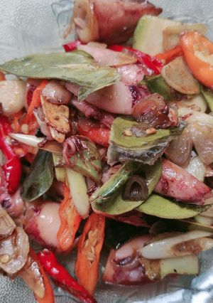 Foto resep Tumis Cumi Asin