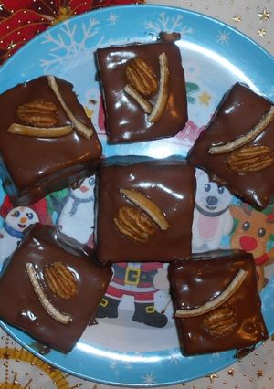 Una foto de Cuadros de chocolate