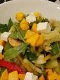 Refreshing mango salad