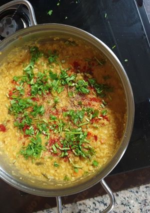A picture of Traditional Khichdi with secret ingredients.