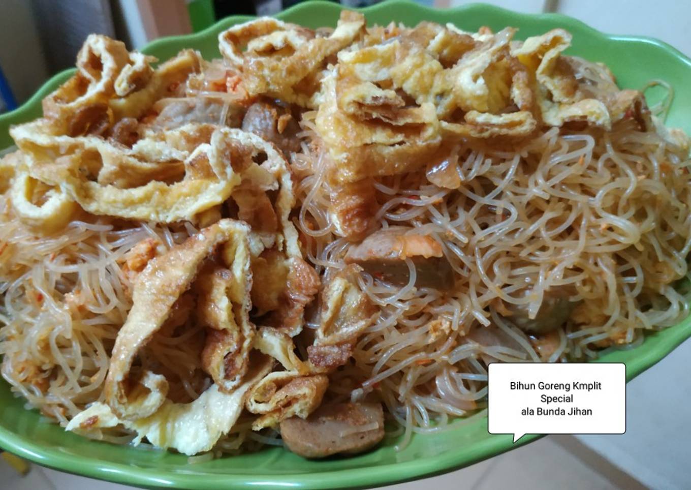Bihun goreng komplit special