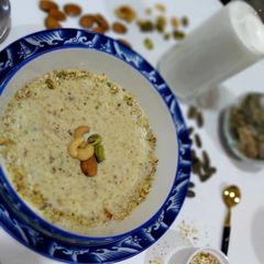 Dry fruit kheer A picture of Dry fruit kheer.