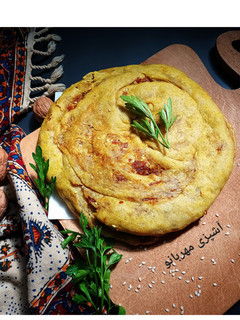 عکسی از دستور نان روغنی سبزوار(نان لایه)