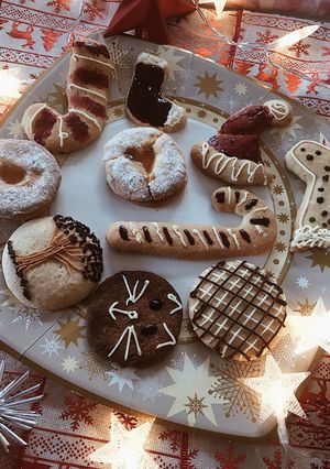 Foto principal de Galletas de mantequilla navideñas🎄🎁🥂