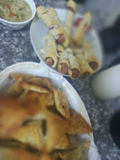 صورة لوصفة لفائف النقانق