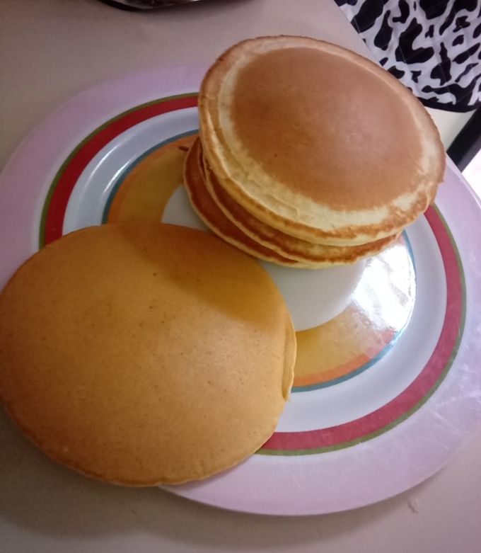 Una foto de Hot cakes esponjosos