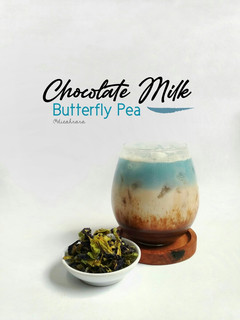 Foto resep Chocolate Milk Butterfly Pea