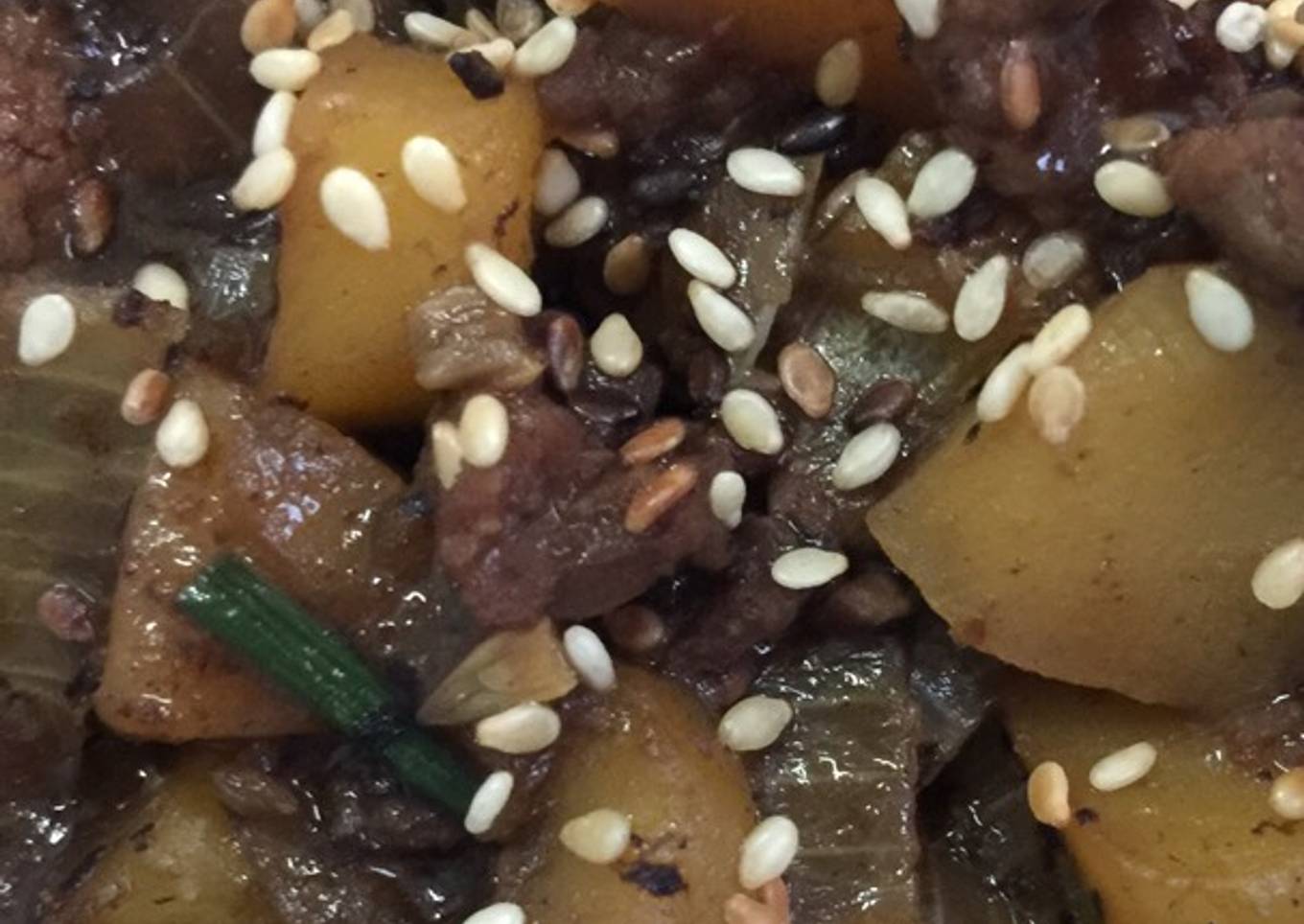 Daging Kentang Kecap