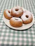 Donat lembut tanpa kentang