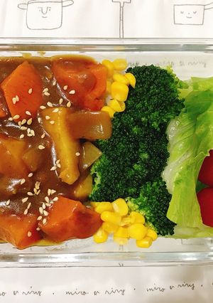 繽紛咖喱飯 的食譜成品照片