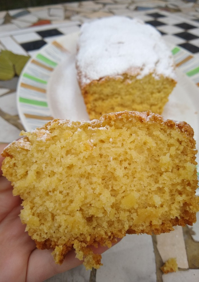 Una foto de Budín de naranja vegano