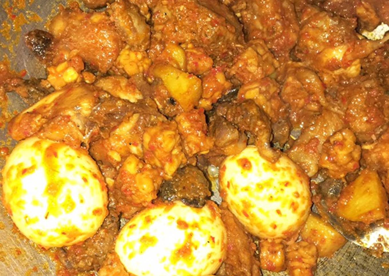 Ayam balado sederhana