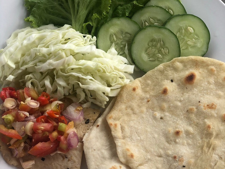 Standar Bagaimana cara membuat Healthy Diet Food: Homemade Tortilla + Dori Sambal Matah yang nagih banget